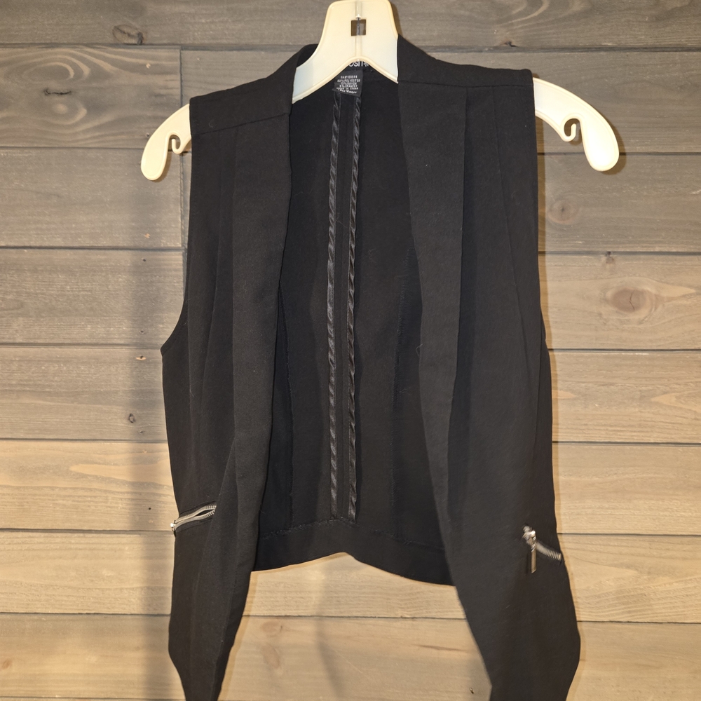 Stoosh Black Sleeveless Vest Top